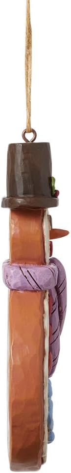 Enesco Jim Shore Heartwood Creek Gingerbread Christmas Snowman Hanging Ornament, 4.5 Inch, Multicolor - Image 5