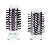 Rowenta Brush Activ Premium Care rotierende Warmluftbürste, Naturborsten für glänzendes Haar, Kaschmir-Keratin-Beschichtung, 2 Bürstenaufsätze 40mm und 50mm, 3 Stufen, Föhnbürste, weiß, CF9540