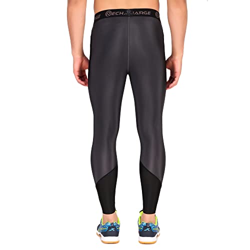 Image of ReDesign Apparels Recharge Men Polyester Sports Compression Pant /Legging /Full Tights