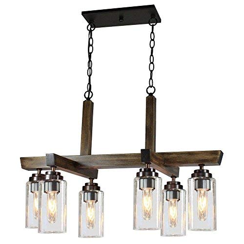 Artcraft AC10866DP Transitional Six Light Chandelier from Home Glow Collection in Bronze / Dark Finish, 31.00 inches