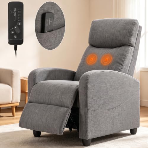 Sweetcrispy Massage Recliner with Lumbar Support