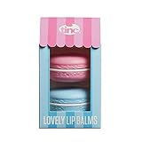 tincon republica Stückzahl: 1 Feuchtigkeitsspendender Lippenbalsam Geschenkset  2 Stück Lippenbalsam  Macaron Design Duft Lippenbalsam  Tinc