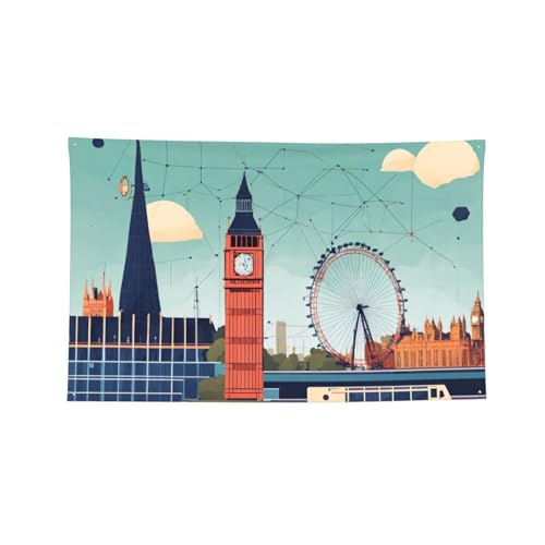 I Love London �v�����g ����\ �t���b�O �p�[�e�B�[�f�R���[�V���� �ȒP�Ɋ|������ �L�b�Y�p�[�e�B�[�o�i�[ ���� ���p �Ǌ|��