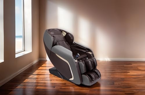 Fauteuil massage Ananda 2D+ Zero Gravity brun - GLOBAL RELAX - FRANCE