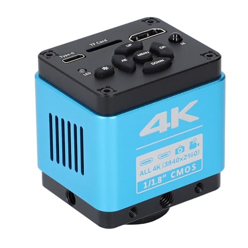 Image of 4K HD Microscope Camera 8.3MP 3840 x 2160 Resolution USB Industrial Microscope Camera for Digital Video and Photo