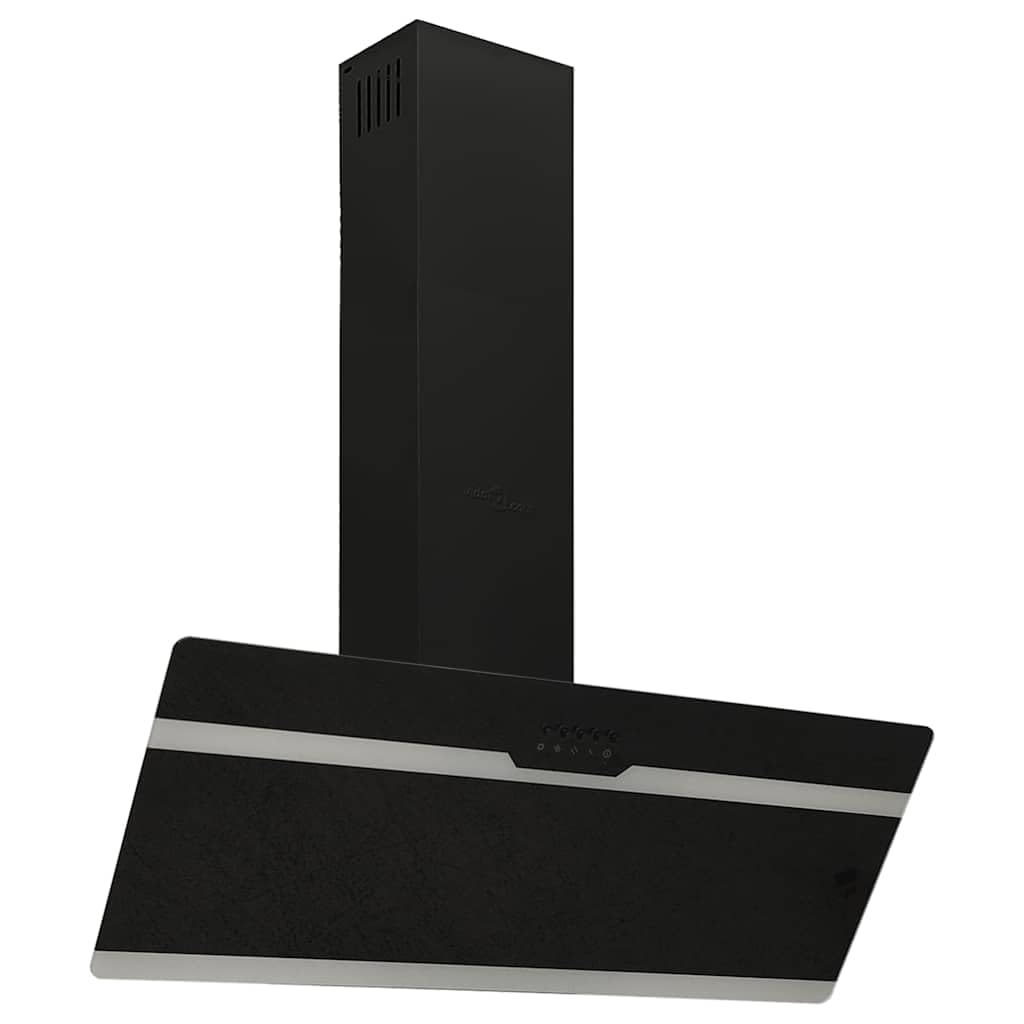 Cappa a Parete 90 cm in Acciaio e Vetro Temperato Nero,Casa e Giardino,Cucina e Pranzo,Elettrodomestici,Cappe da Cucina,9.86 kg -51669