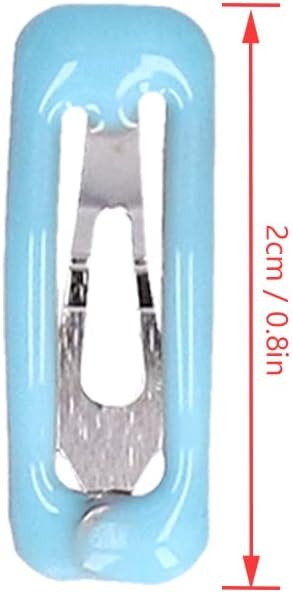 Hztyyier 50 Pcs Small Pet Hair Clips Hair Clips 0.8 Inch Colors for Care Little Girls Small Breed Tea Cup Yorkie Maltese Bunny 7