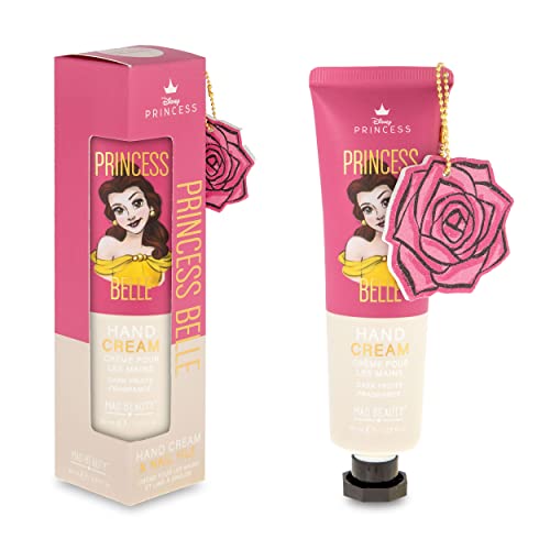 MAD Beauty Disney Pure Princess Belle Hand Cream & Nail File Duo Set, Dark Fruits Fragranced, Enriched with Shea Butter, Relax, Unwind, Self-Care Routine, Beauty and the Beast