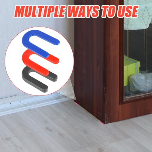 Image of 60pcs Auto Lift Installation Leveling Shim, Plastic Shims for Leveling Window Horseshoe Shims U Shaped Spacers for Surface Mount Automotive Car Repair Accessories