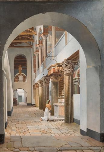 Tableaux graffiti art mural de l'église San Lorenzo Eckersberg poster 60x90cm