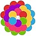 Outus 30 Pieces 6 Inch Classroom Floor Stickers Multicolor Classroom Spots for Line up Markers Self Adhesive Vinyl Stickers for Preschool Kindergarten Students Kids (Classic Color, Bright Dot Style)