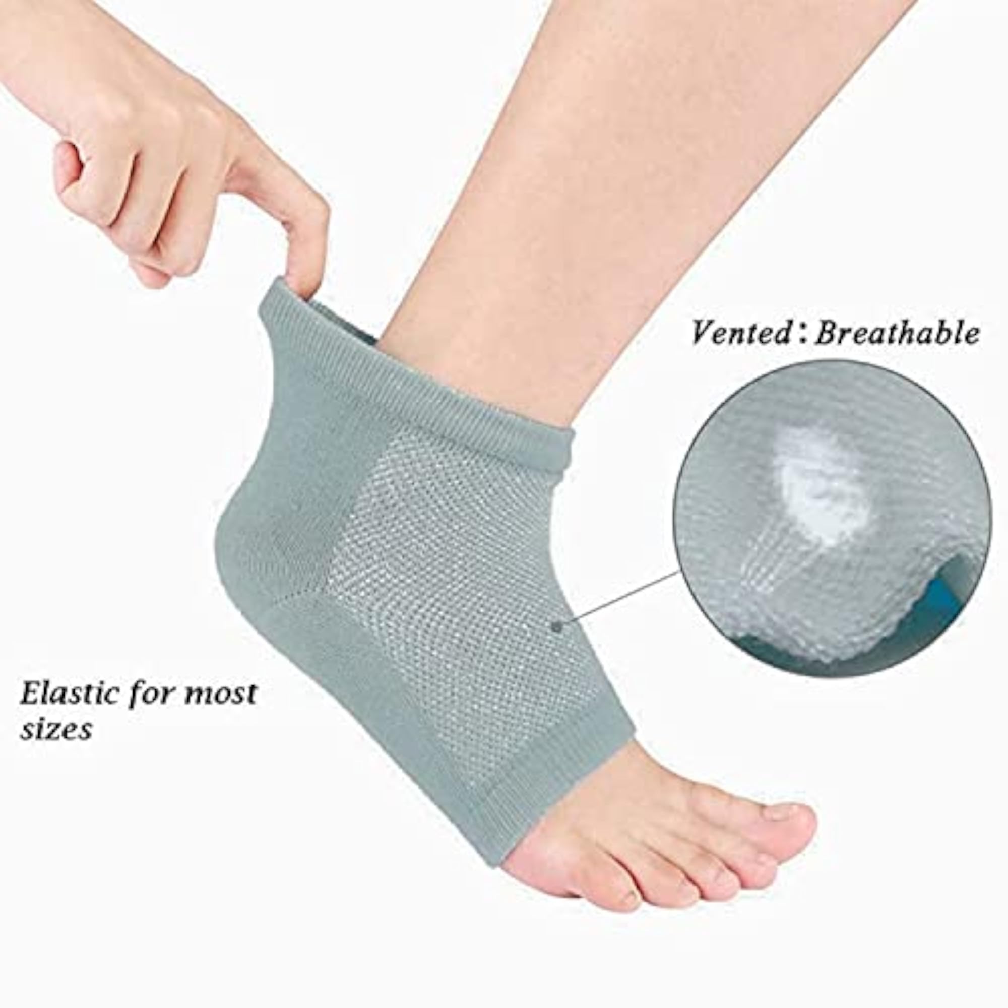 Silicone Gel Moisturized Heel Socks for Winter Summer