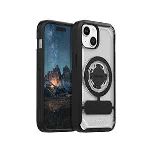 Rokform – iPhone 15 Case, Crystal Series, Magnetic Clear iPhone 15 Cover with RokLock Twist Lock, Slim Drop Tested Armor (Clear)