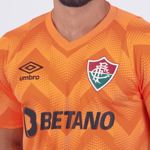 Camisa Umbro Fluminense Goleiro 2024 Laranja G