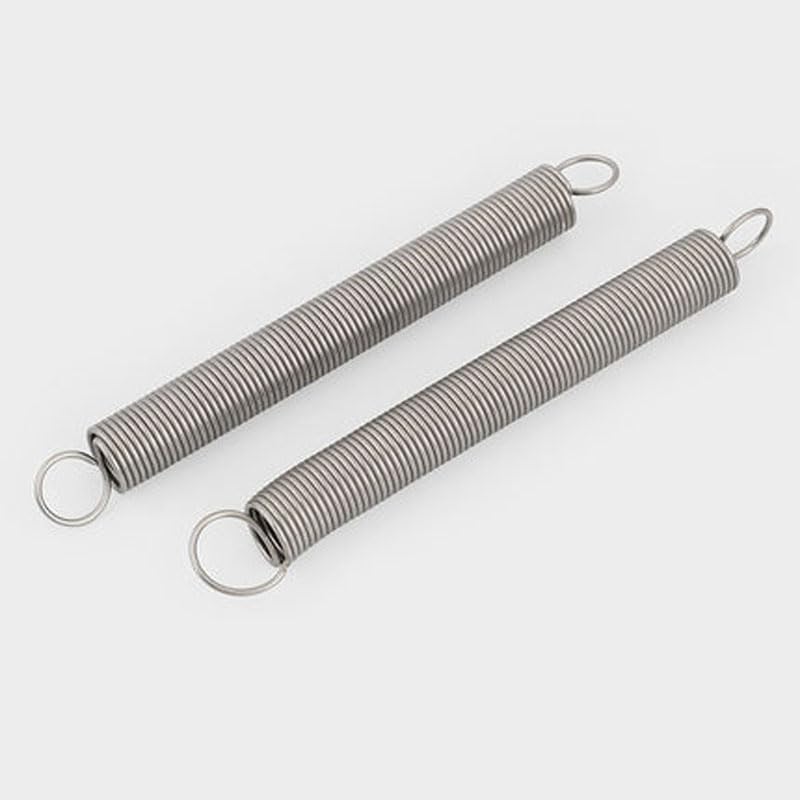 1pcs 2mm wire diameter tension spring with hook extension springs 304 stainless steel 16mm OD 80-200mm length - (Dimensions: 2mmx16mmx80mm)