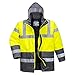 Portwest S466YGYL Hi-Vis Giacca Traffic Bicolore, Giallo/Grigio