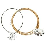 Bonsicoky A Set of 16 Harp Strings, Replacement Metal String for Harp