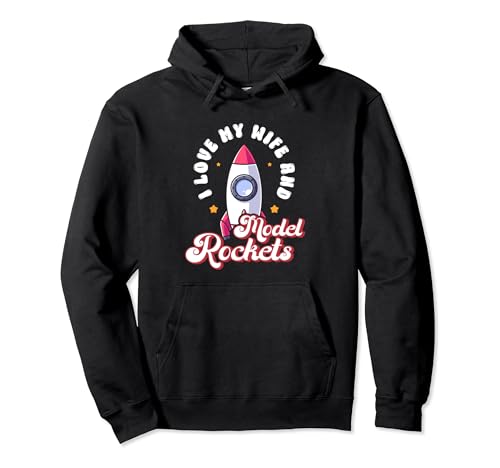 Modelo Rocket Builder Esposo aficionado Sudadera con Capucha