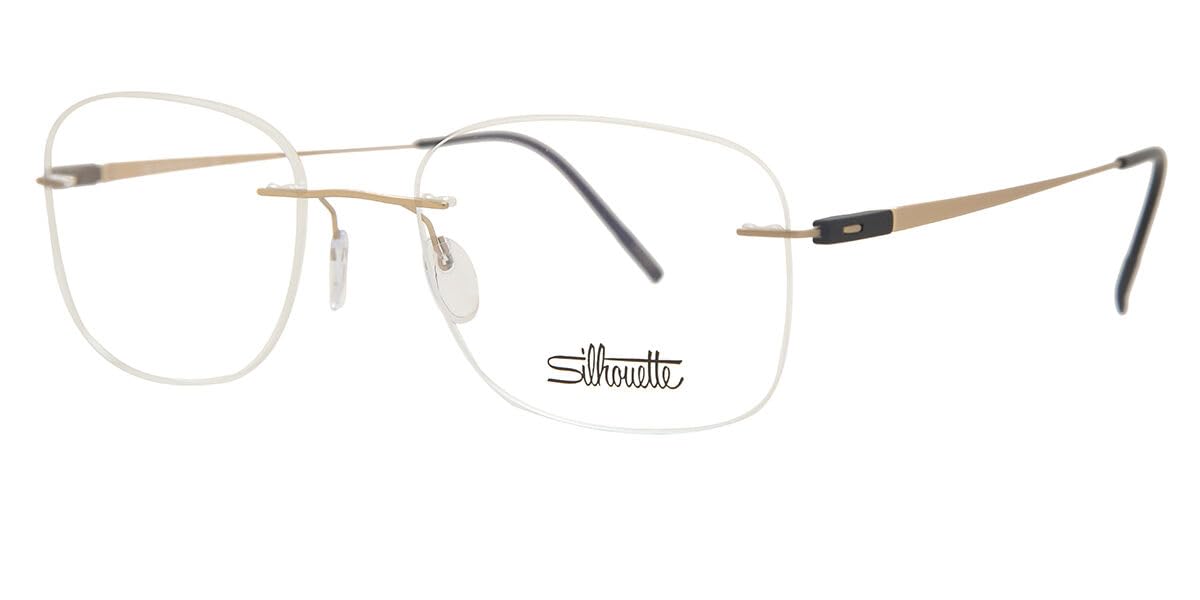 Eyeglasses Silhouette Racing Collection (5502) 7530 Spa Black/Gold 53/19/150 3