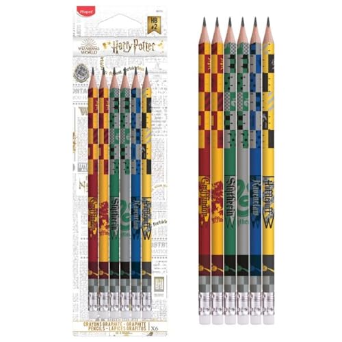 Lápices Grafito HB MENBLY Harry Potter Pack x12 miniatura 3