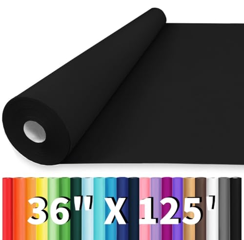 Vanhench Black Kraft Paper Roll 36" x 125' 80GSM