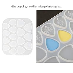 Lot de 3 moules en silicone pour médiator de guitare, médiator de guitare et pendentif de guitare – Moules de moulage… - Les Beatles, Paul McCartney, John Lennon, RIngo Starr, George Harrison Lot de 3 moules en silicone pour médiator de guitare, médiator de guitare et pendentif de guitare - Moules de moulage… – Image 2