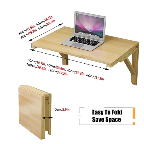 Table murale pliable et robuste pour optimiser les petits espaces et les bureaux - 3