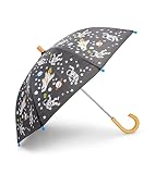 Hatley Jungen Bedruckter Regenschirm Regenmantel, Farbwechselnder Weltraum, One Size