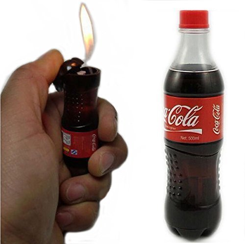 Popinjay ® Cola Drink Bottle Shape Smoking Cigarette Lighter : Amazon.in:  Home & Kitchen