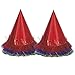 Fringed Foil Party Hats, Assorted 6ct
