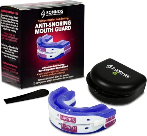 Somnos Anti Snore Mouthguard - Adjustable Sleep Mouth Guard for