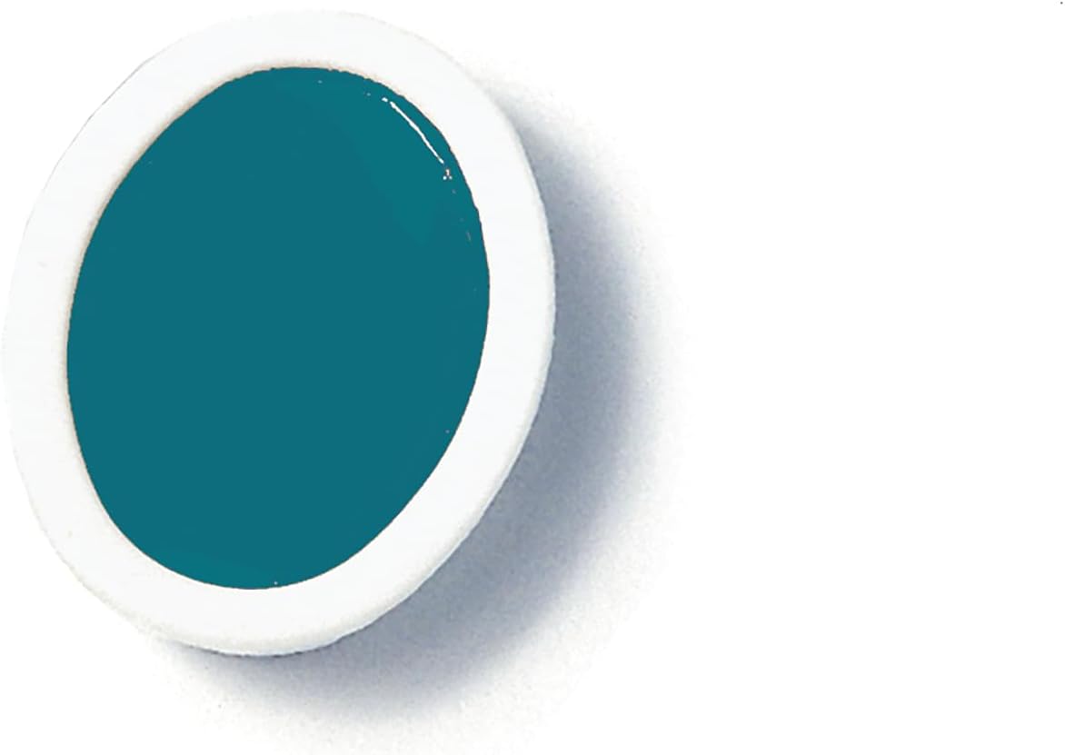 Prang Refill Pans for Oval Watercolor Paint Set, 12 Pans per Box, Turquoise Blue (00819)