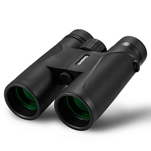 Dessports 12x42 Binoculars for Adults Bird Watching Hunting Compact Binocular Telescope Outdoor Gifts