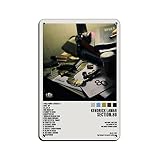FABIVA Kendrick Lamar, Section.80 Tracklist Album Cover Affiche en métal vintage Pub Club Cafe Bar Décoration murale Poster rétro 20 x 30 cm