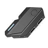Tastatur und Maus Adapter für Nintendo Switch, Xbox Serie/Xbox One/Xbox 360, PS4/PS3, Switch Tastatur Mauskonverter Unterstützt benutzerdefinierte Tastenbelegung, einstellbare Mausempfindlichkei