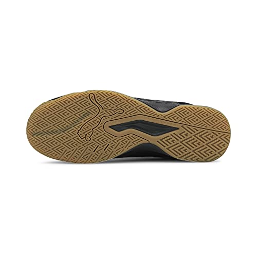 PUMA PUMA Men's Auriz Football Shoe, Black White Gum, 7.5
