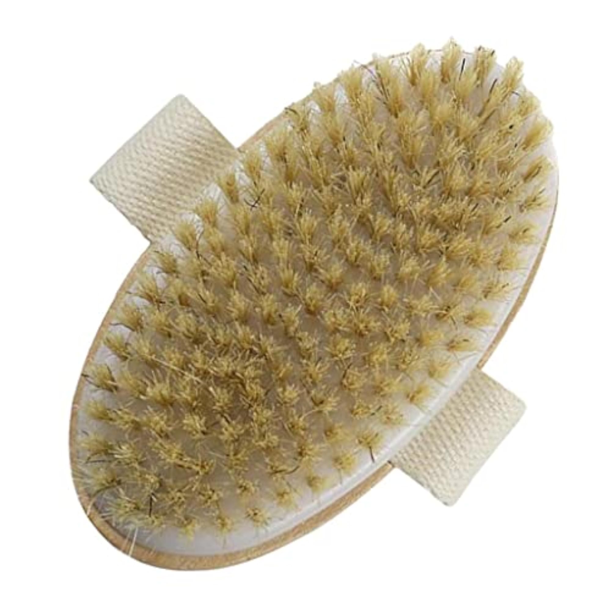 Natural Bristle Dry Skin Exfoliation Bath Brush