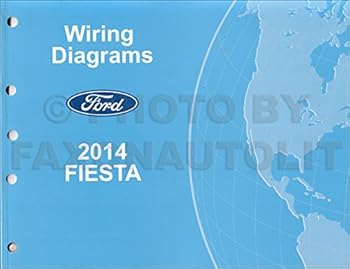 Paperback 2014 Ford Fiesta Wiring Diagram Manual Original Book