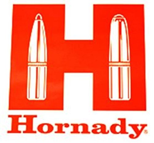 Hornady Red Logo Sticker, Box, Red/White, 98004
