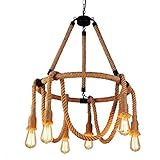 【style】 La suspension combine un style moderne et vintage, ce qui en fait une décoration parfaite pour votre salle de bain, chambre, salon, couloir, café, bureau, etc.