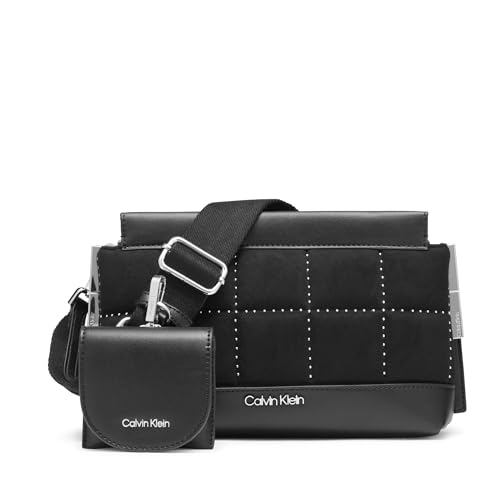 Sac à bandoulière Calvin Klein Bianca noir à triple compartiment