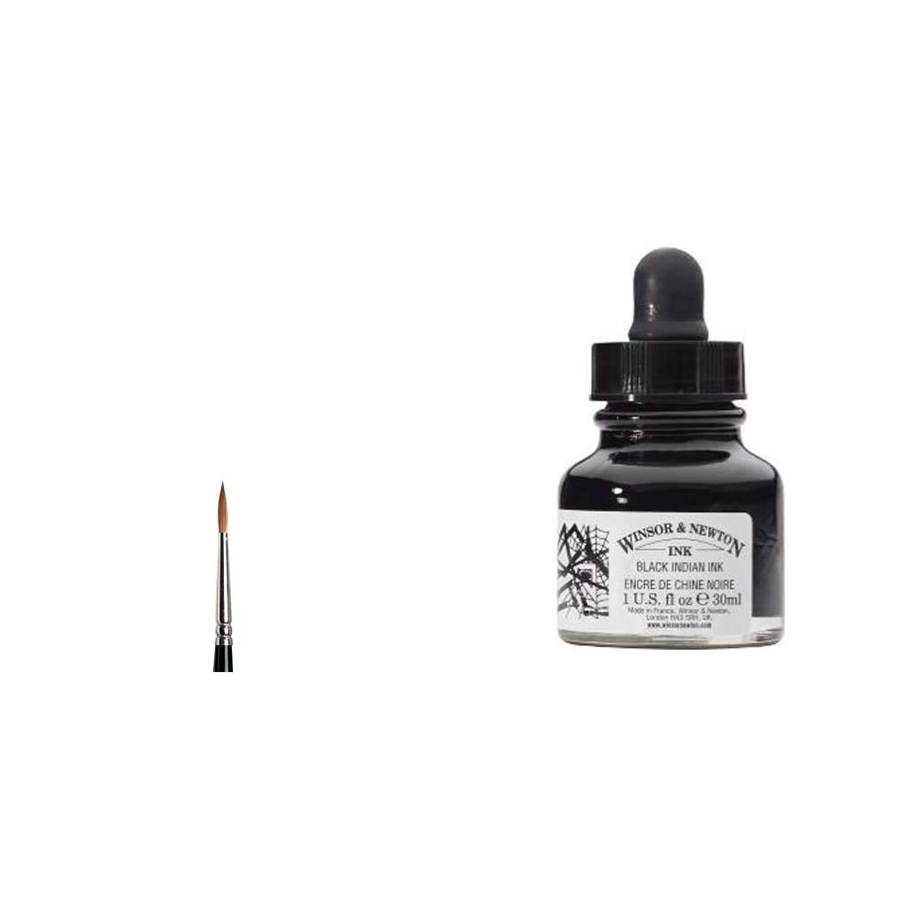 Inchiostro Di China Winsor & Newton - Nero 30 Ml Con Contagocce - Foto 10