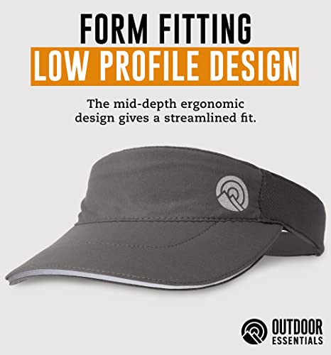 Sun Visor Hat For Women & Men - Womens Visor, Tennis Visor, Golf Visor - Running Visor Gray #TOP4