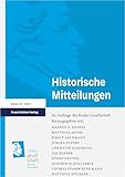 Historische Mitteilungen 35 (2024): Inflationen im 20. Jahrhundert. Ihre wirtschaftlichen, sozialen und politischen Folgen und Bedeutungen (Historische Mitteilungen, Jahrbücher, Band 35)