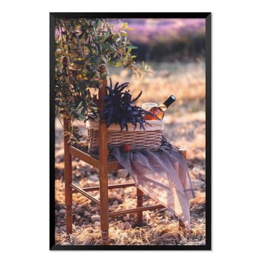 Lavender Field Wall Art - Simple Elegance