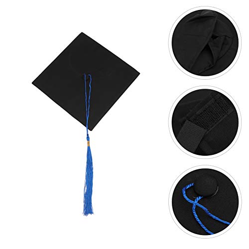 EXCEART Chapéu de Formatura de Adulto Boné de Solteiro Vestido de Festa de Formatura Acessórios para