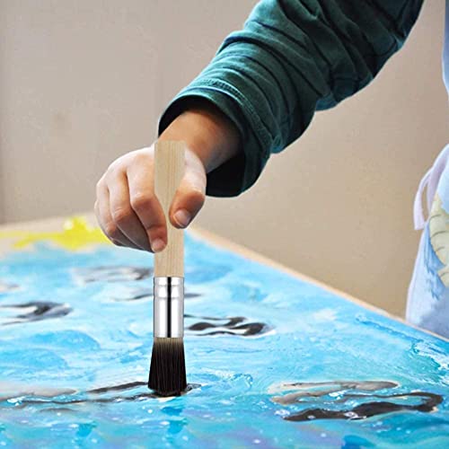 Pennelli per stencil, in legno, con setole