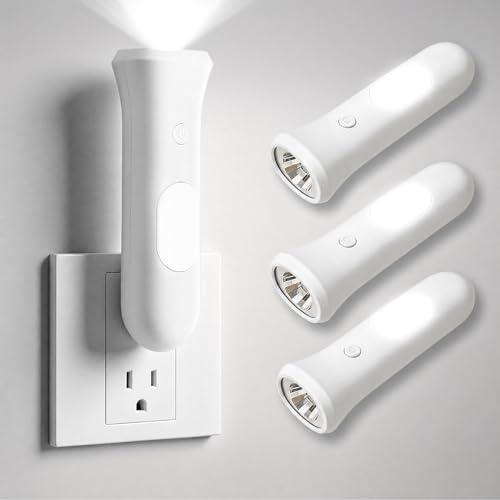 4 in 1 Emergency Lights Rechargeable LED Flashlights