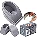 Makartt Dipping Powder Container, Nail Dip Tray, French Manicure Molding with Finger Guide Easy Smile Line Grey Dippies Holder for Nails