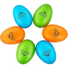 Superior Sound Quality: Filled with high-density beads, each shaker produces a bright, clean, and well-distributed maraca sound. The consistent tone is ideal for precise rhythm work in professional settings, from live bands to recording sessions. Erg...